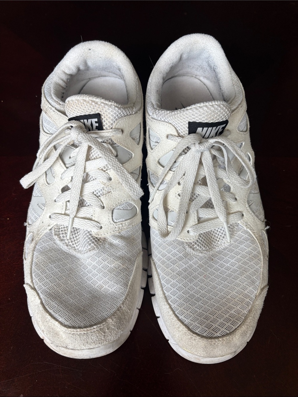 Nike Free Run 2 White Black 2021 Mesh and Suede Trainers